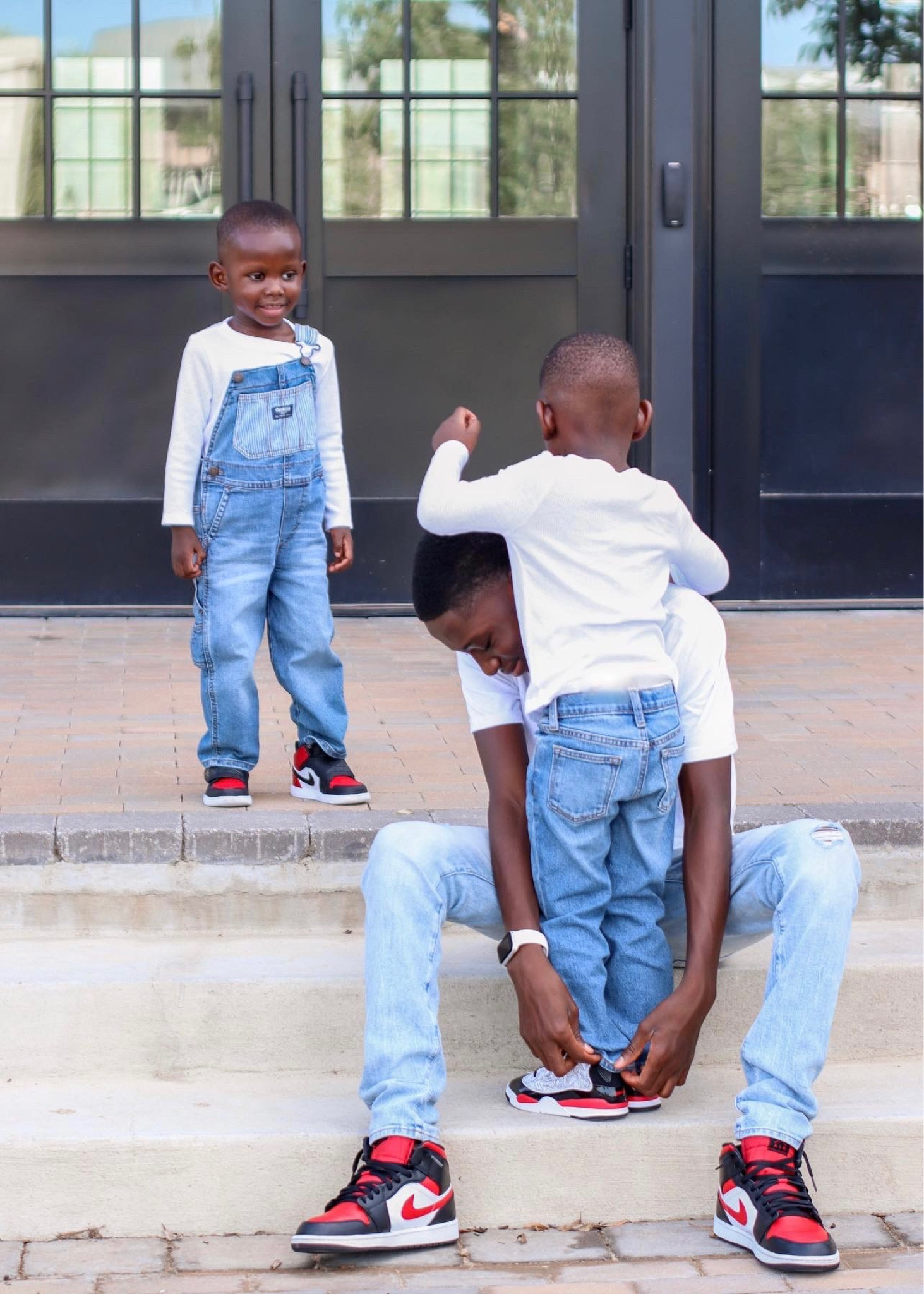 White T-shirts and blue jeans are basics for every wardrobe; they work for every season. Shop this look for your next Family Photoshoot.

Boys fashion, boy outfit, boys fashion, white tshirt, Nike sneakers, 

#LTKfamily #LTKkids #LTKstyletip