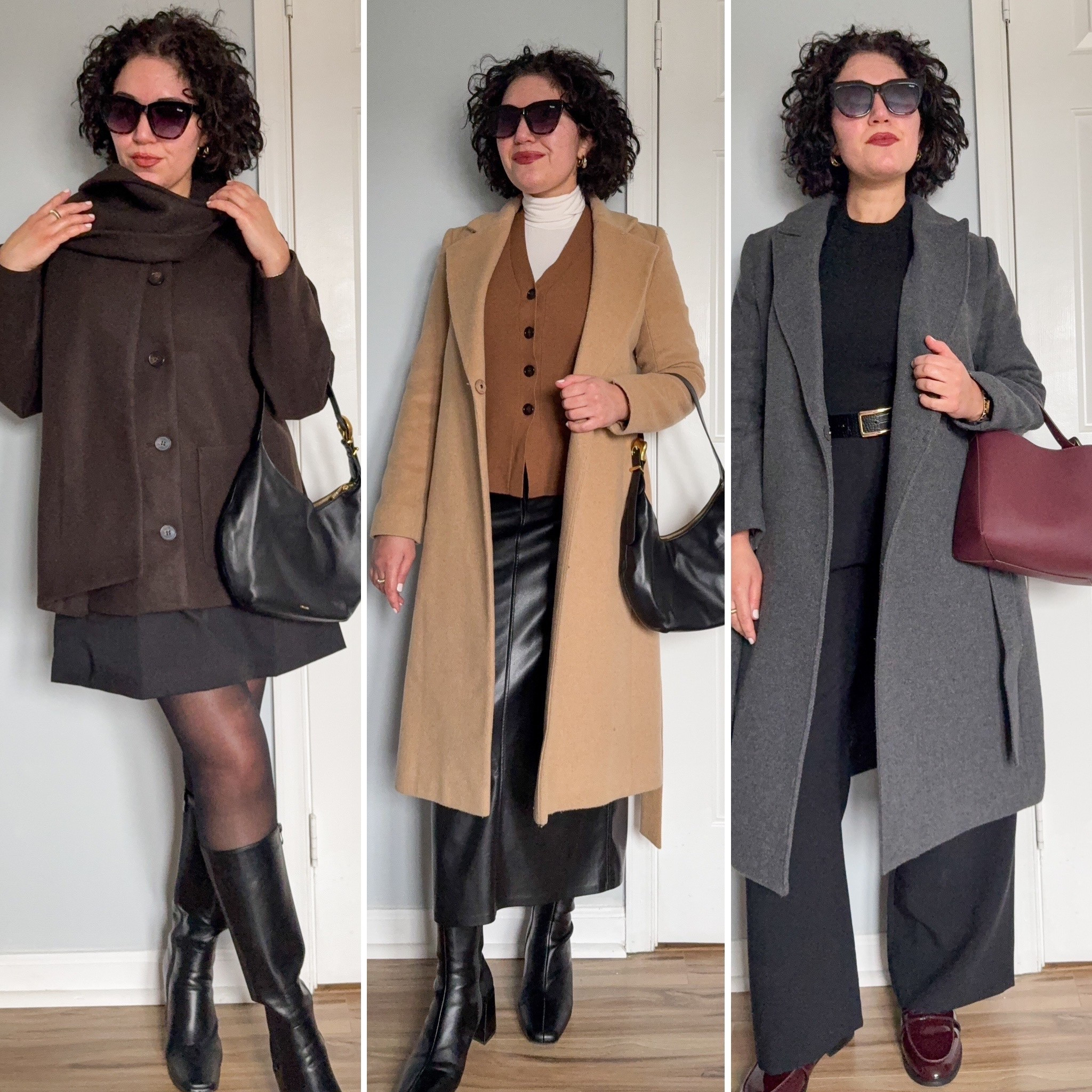Effortless chic winter outfits, wool coat outfit, scarf coat, classy outfit, workwear 

#LTKOver40 #LTKHoliday #LTKWorkwear