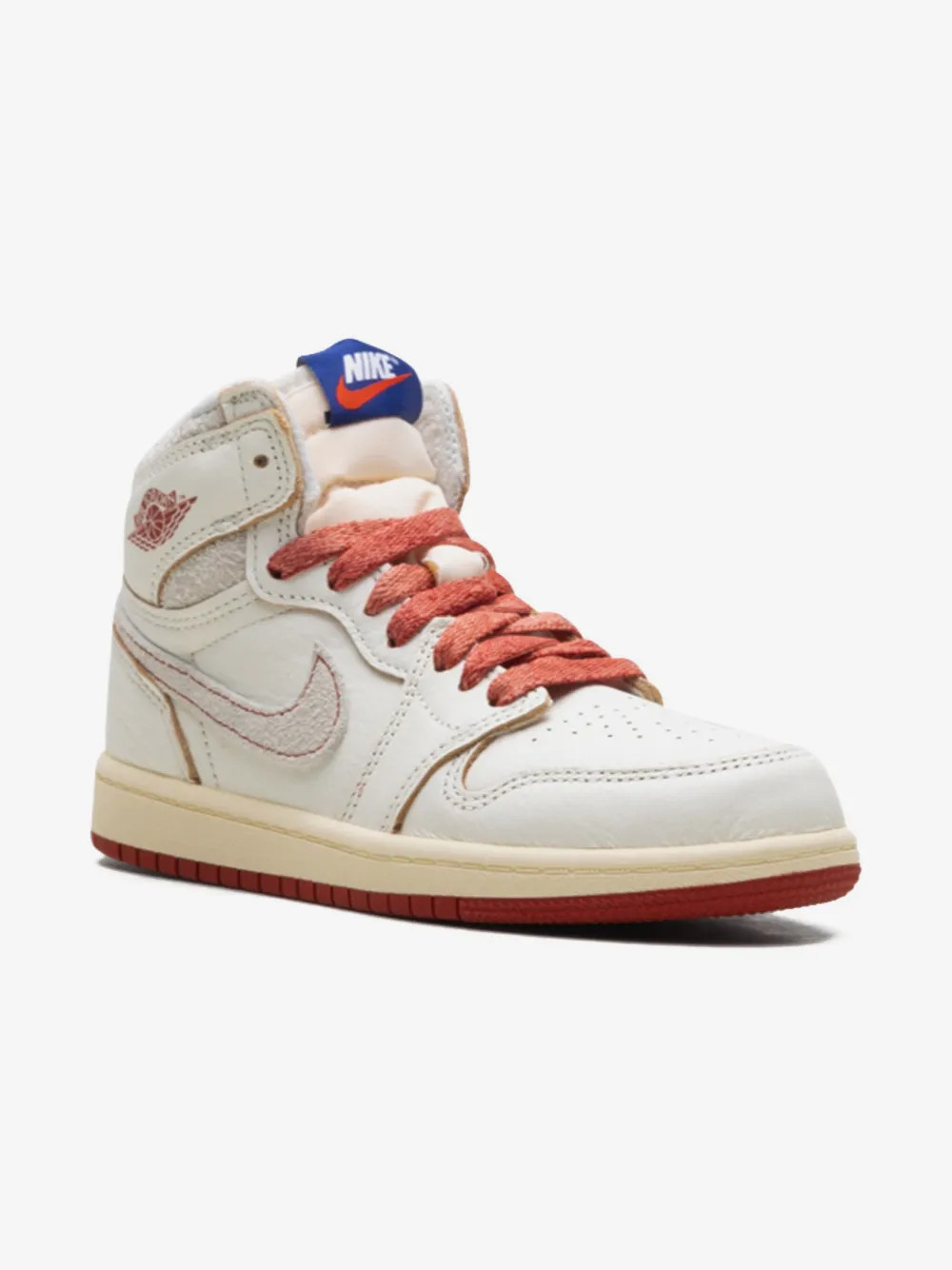 "Jordan Kids Air Jordan 1 High ""Rare Air - Sail/Cinnabar/Light Bone"" sneakers - White" | Farfetch Global