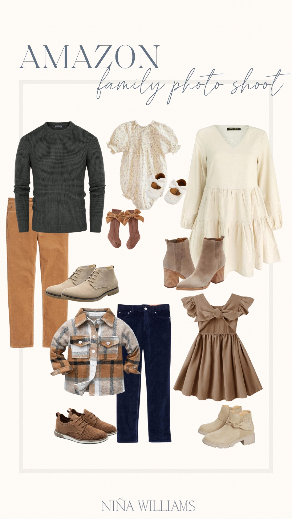 Fall family photo shoot outfits! Fall fashion - fall kids fashion - fall dress - fall men’s fashion - neutral outfits - baby outfits 

#LTKFamily #LTKKids #LTKShoeCrush