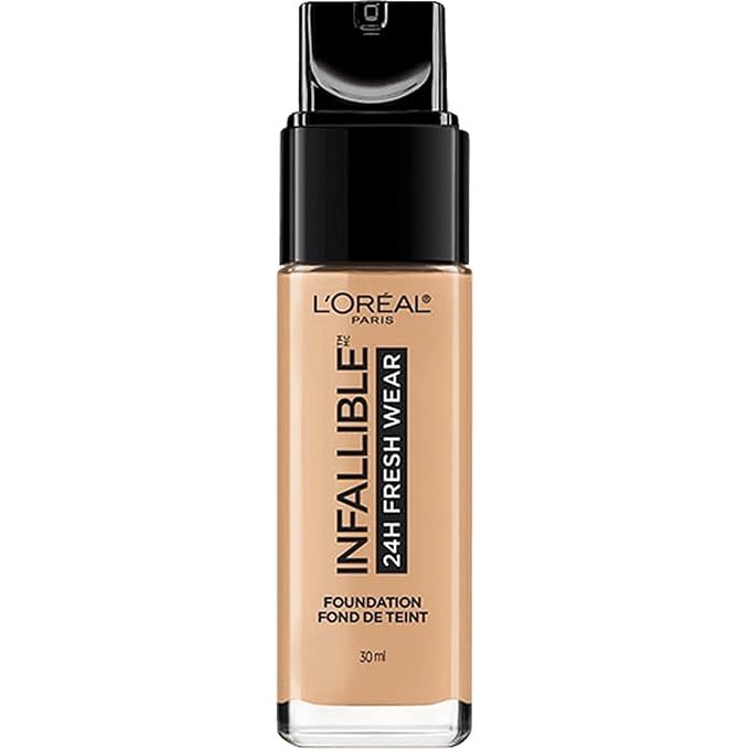 L'Oreal Paris Makeup Infallible Up to 24 Hour Fresh Wear Foundation, Natural Buff, 1 fl; Ounce | Amazon (US)