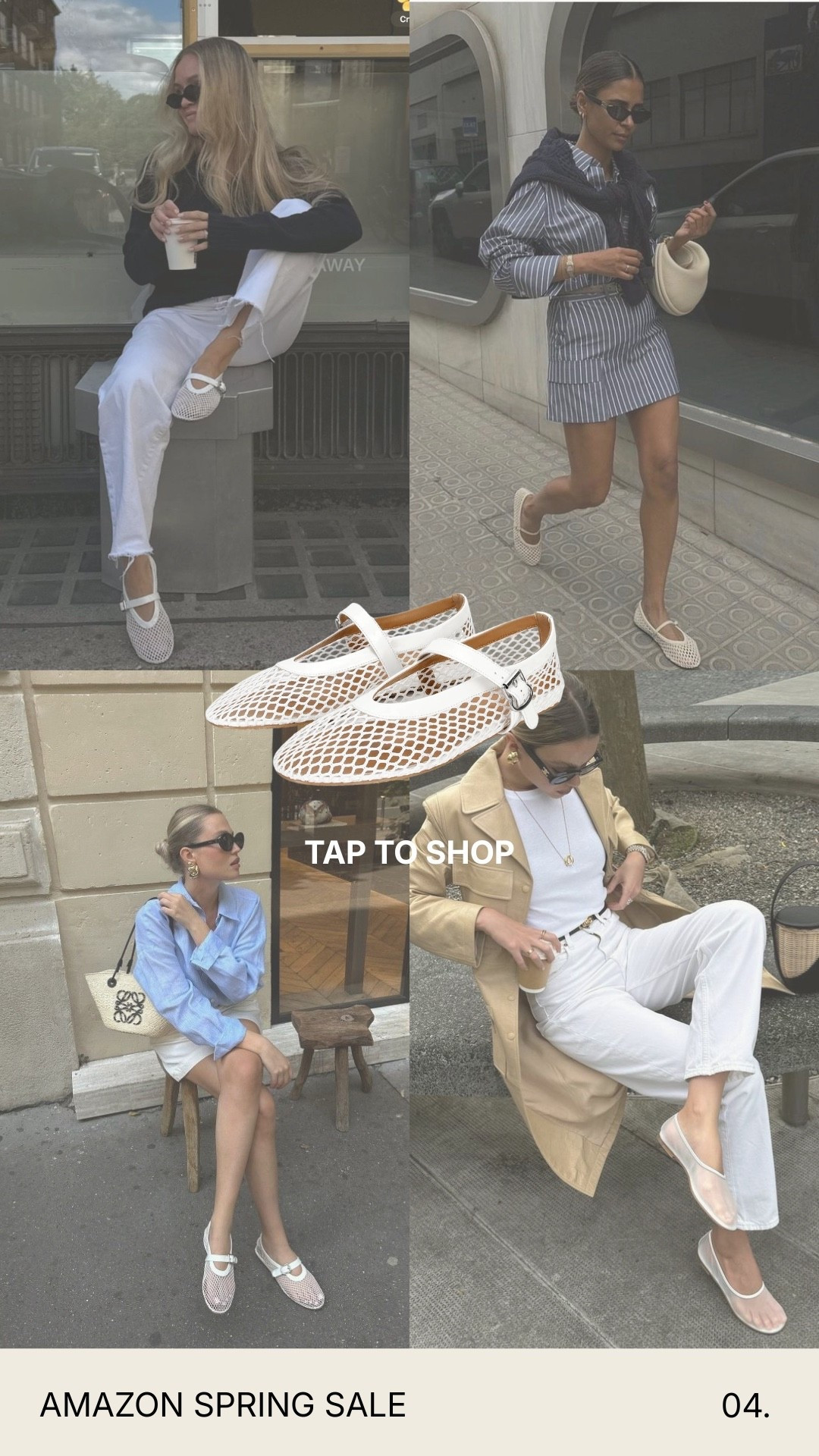 White mesh flats on sale for Amazon Spring Sale☁️

#LTKootd #LTKgrwm #LTKSaleAlert