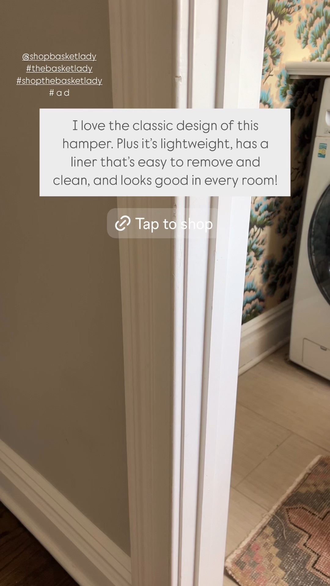 A gorgeous laundry room deserves a gorgeous hamper so I was thrilled to add the Round Wicker Hamper (in sandstone) to our home. It’s such a stunner and on sale this weekend for Earth Day! Use code EARTHDAY2025 for 15% off all orders!

#LTKSaleAlert #LTKHome #LTKWatchNow