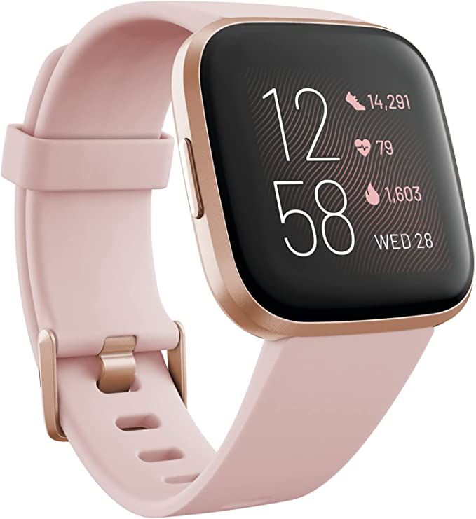 Amazon.com: Fitbit Versa 2 Health and Fitness Smartwatch with Heart Rate, Music, Alexa Built-In, ... | Amazon (US)