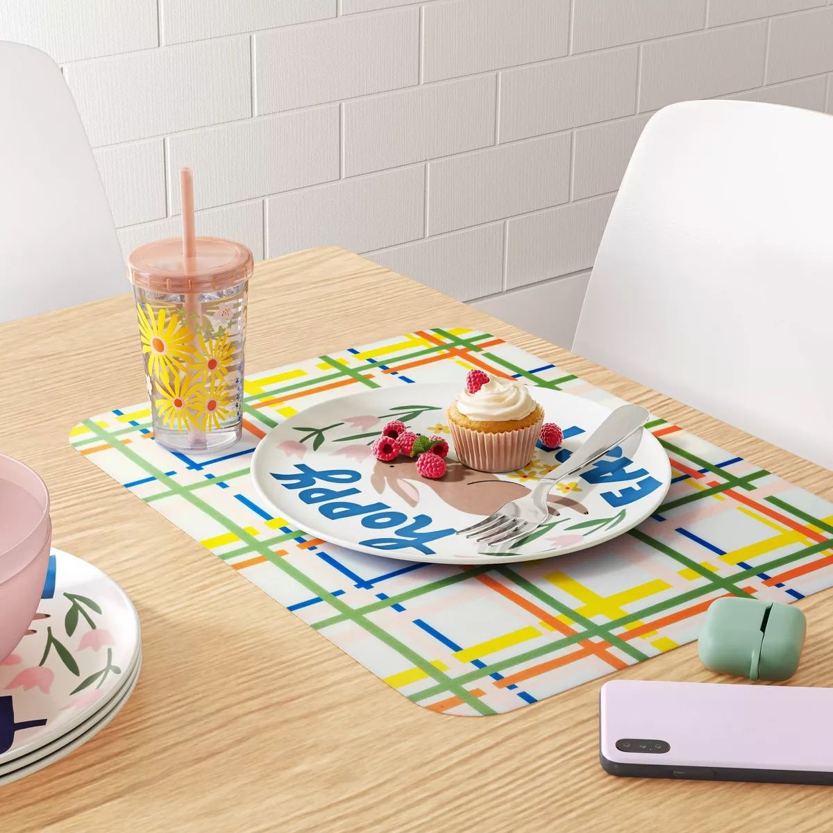 10" Hoppy Easter Dinner Plate White - Room Essentials™ | Target