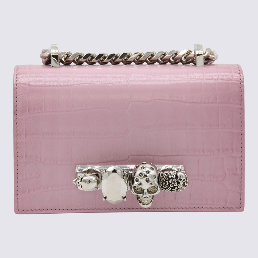 Pink Leather Jewelled Satchel Mini Shoulder Bag | Jomashop.com & JomaDeals.com