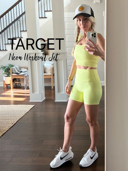 Loving the Neons right now. Target has a lot of great sets. This is one I got recently. #target 

#LTKFitness