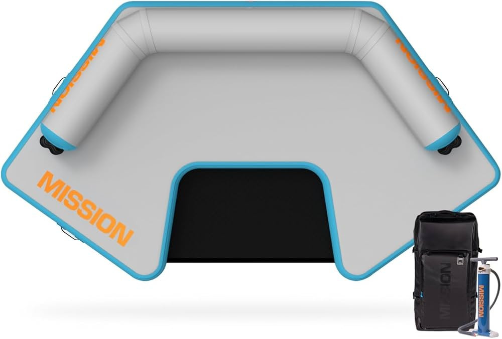 MISSION Boat Gear Reef Lite Lounge Lightweight Inflatable Water Mat with Easy-Up Access Mesh | Amazon (US)