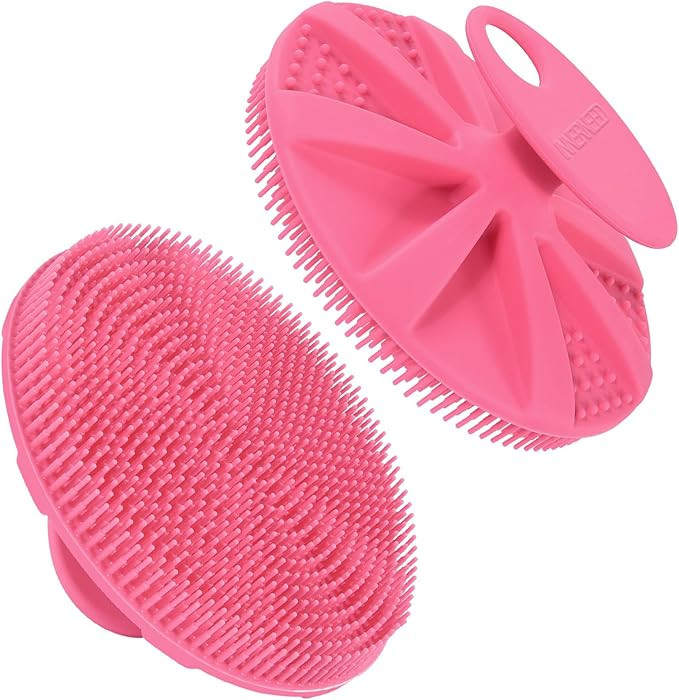 INNERNEED Food-Grade Soft Silicone Body Scrubber Shower Brush Handheld Cleansing Skin Brush, Gent... | Amazon (US)
