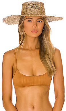 Lack of Color Sunnydip Fray Boater Hat in Seagrass from Revolve.com | Revolve Clothing (Global)
