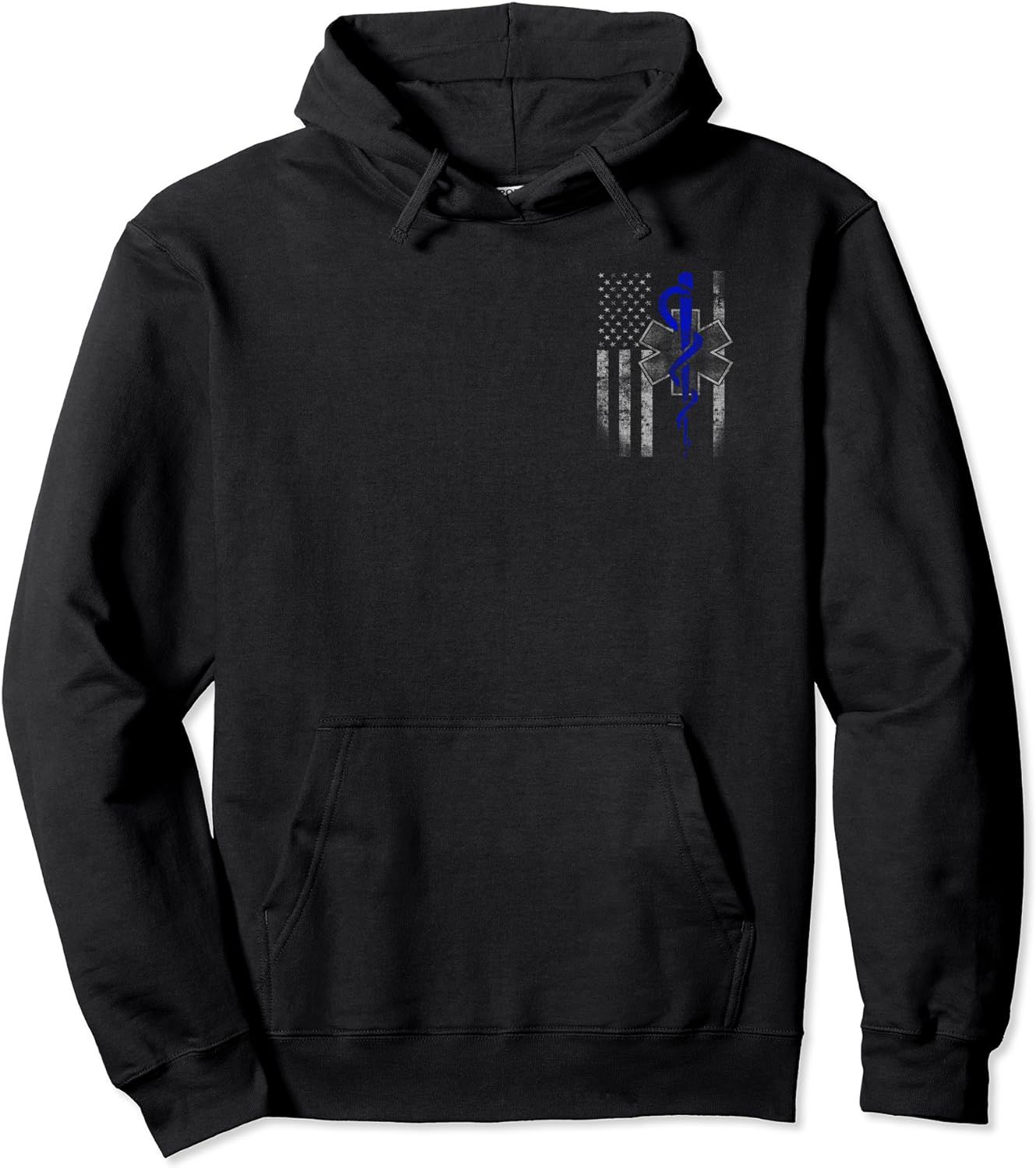 Two-Sided EMT / First Responder Flag Hoodie | Amazon (US)