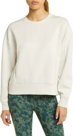 Zella Luxe Pocket Sweatshirt | Nordstrom | Nordstrom