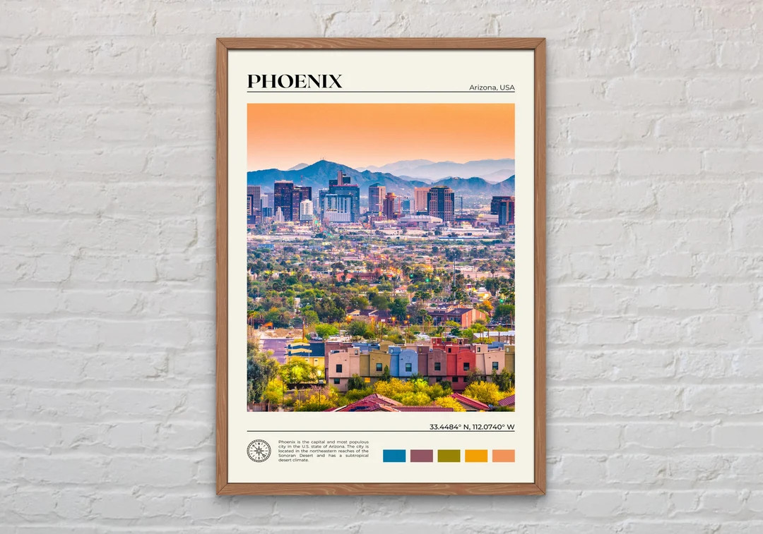 Real Photo, Phoenix Print, Phoenix Wall Art, Phoenix Poster, Phoenix Photo, Phoenix Poster Print,... | Etsy (US)