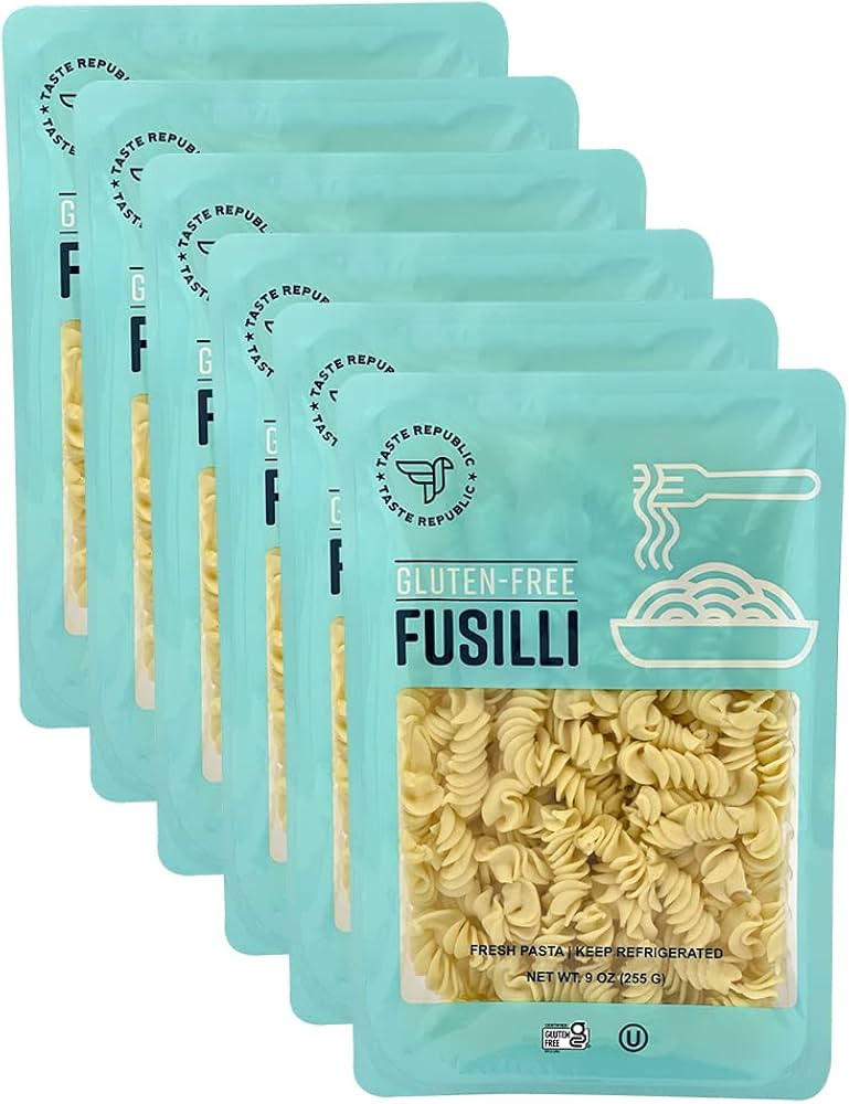 Gluten-Free Pasta, Fusilli, Fresh Brown Rice Noodles, Cooks in Just 3 Minutes, Kosher, Taste Repu... | Amazon (US)