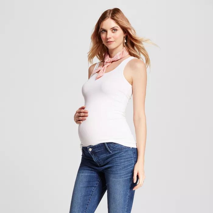 Maternity Scoop Neck Tank Top - Isabel Maternity by Ingrid & Isabel™ | Target