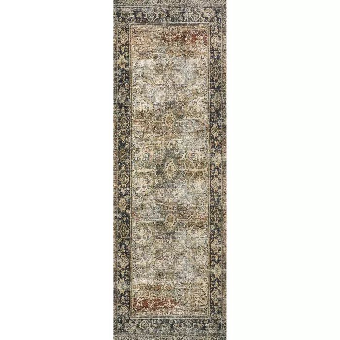 Layla Rug Olive Green/Charcoal Gray - Loloi Rugs | Target