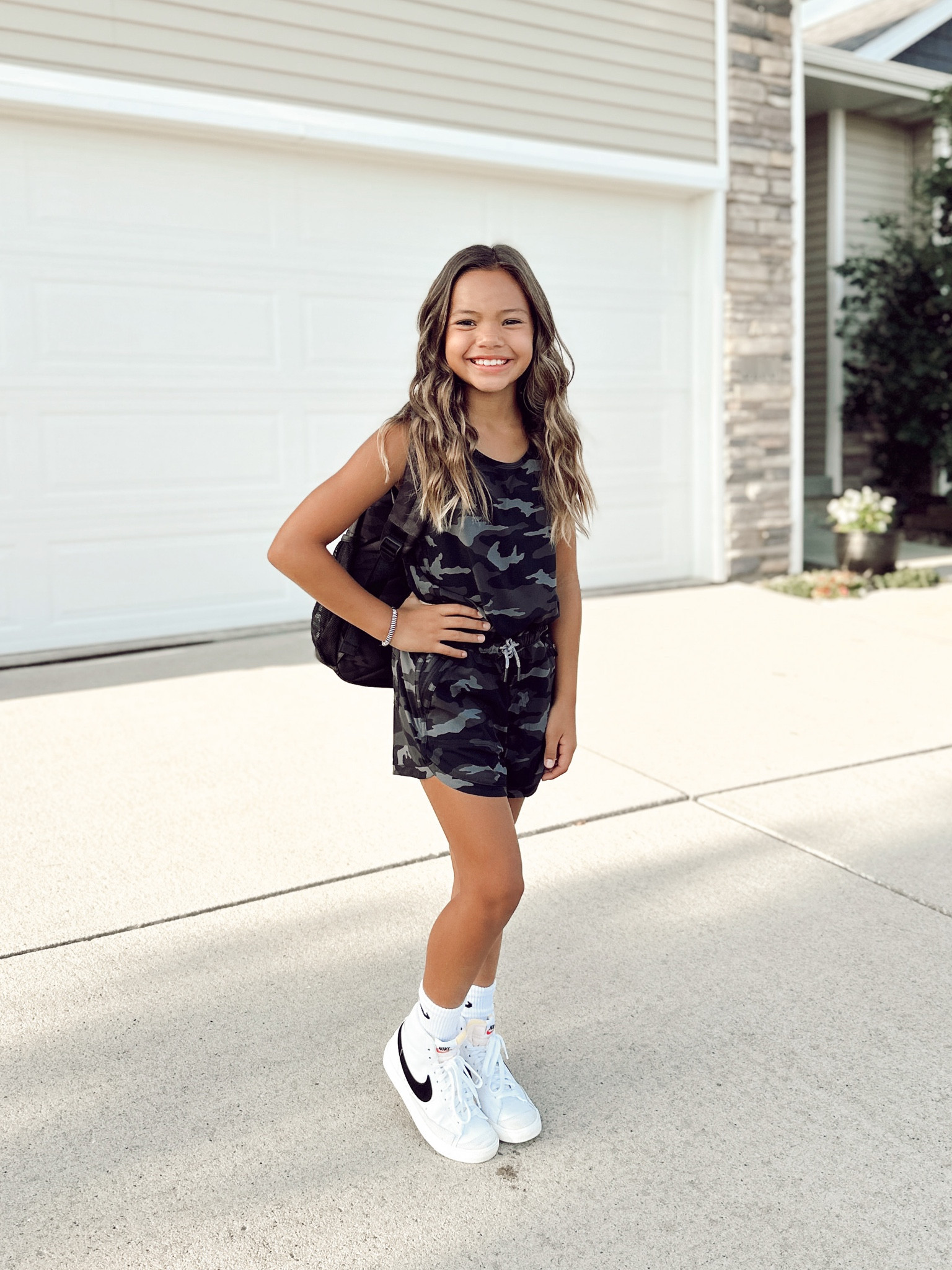 Girls back to school outfit - girls fashion - kids fashion - Nike blazer sneakers - girls athleisure - athleta romper 

#LTKsalealert #LTKkids #LTKshoecrush