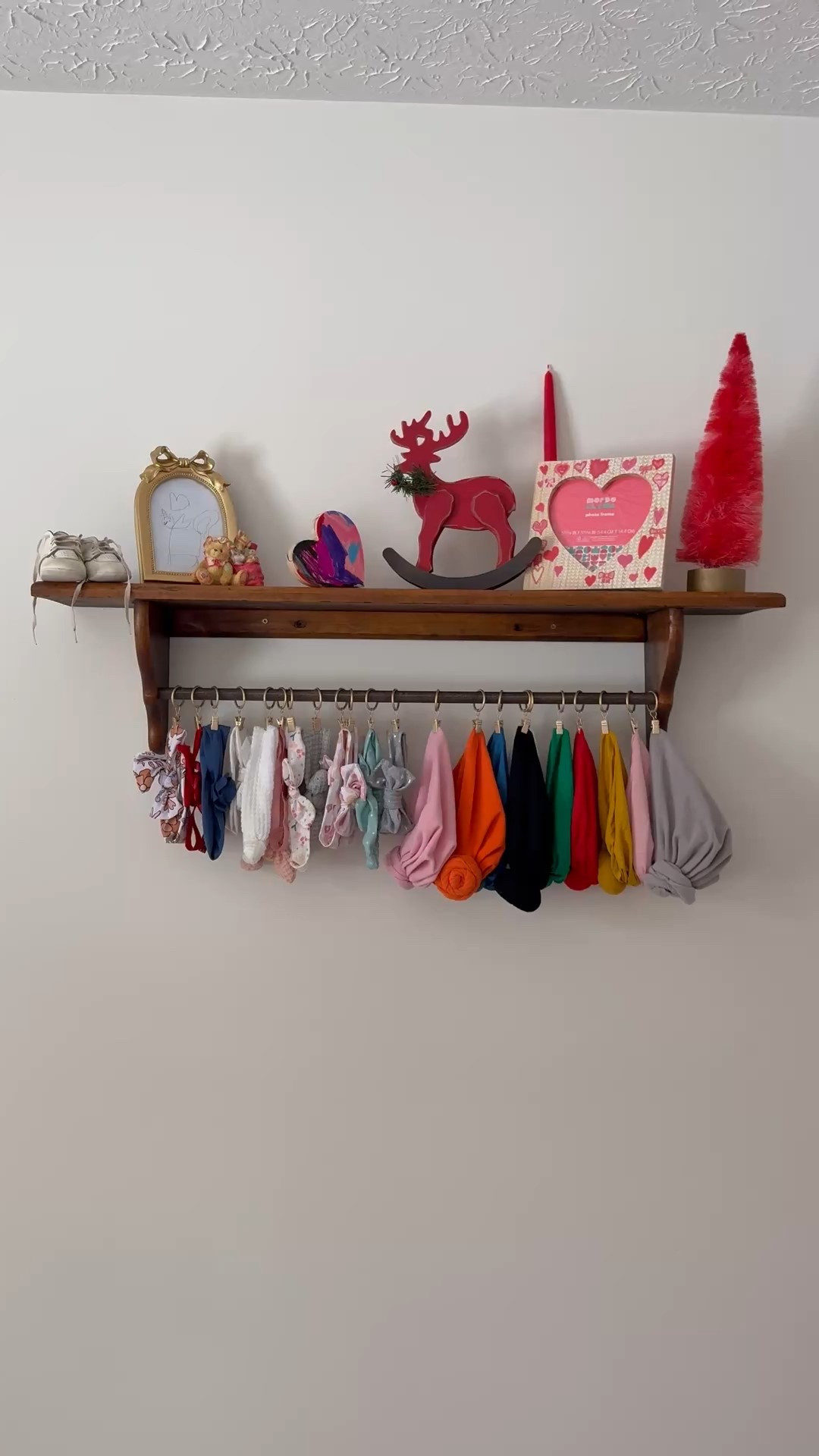 Full diy tutorial over on YouTube . Here are the links for this DIY thrifted shelf to bow holder upcycle #thriftflip #boworganizer #nurserydecor #girlsbedroom #cottagecore #cottagecorenursery #bamboo #bows #girlmom 

#LTKBaby #LTKKids #LTKBump