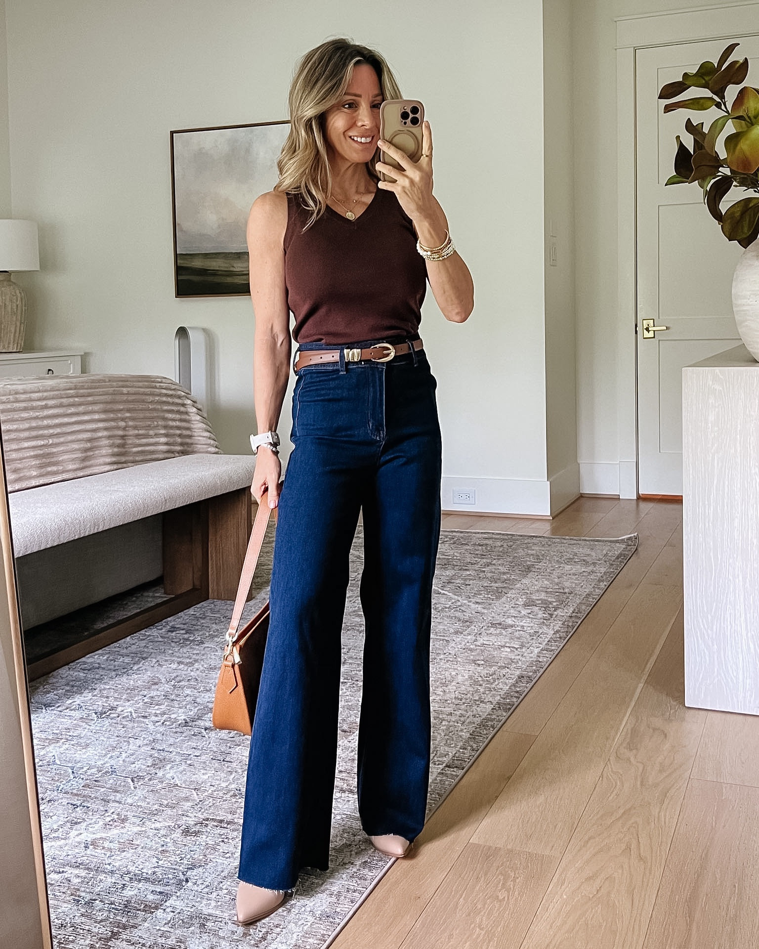 Early fall styles from Amazon 🍂Always love brown this time of year 

Top Fit: I’m wearing an XS

Jeans Fit: I’m wearing an XS

#LTKOver40 #LTKPetite #LTKgrwm