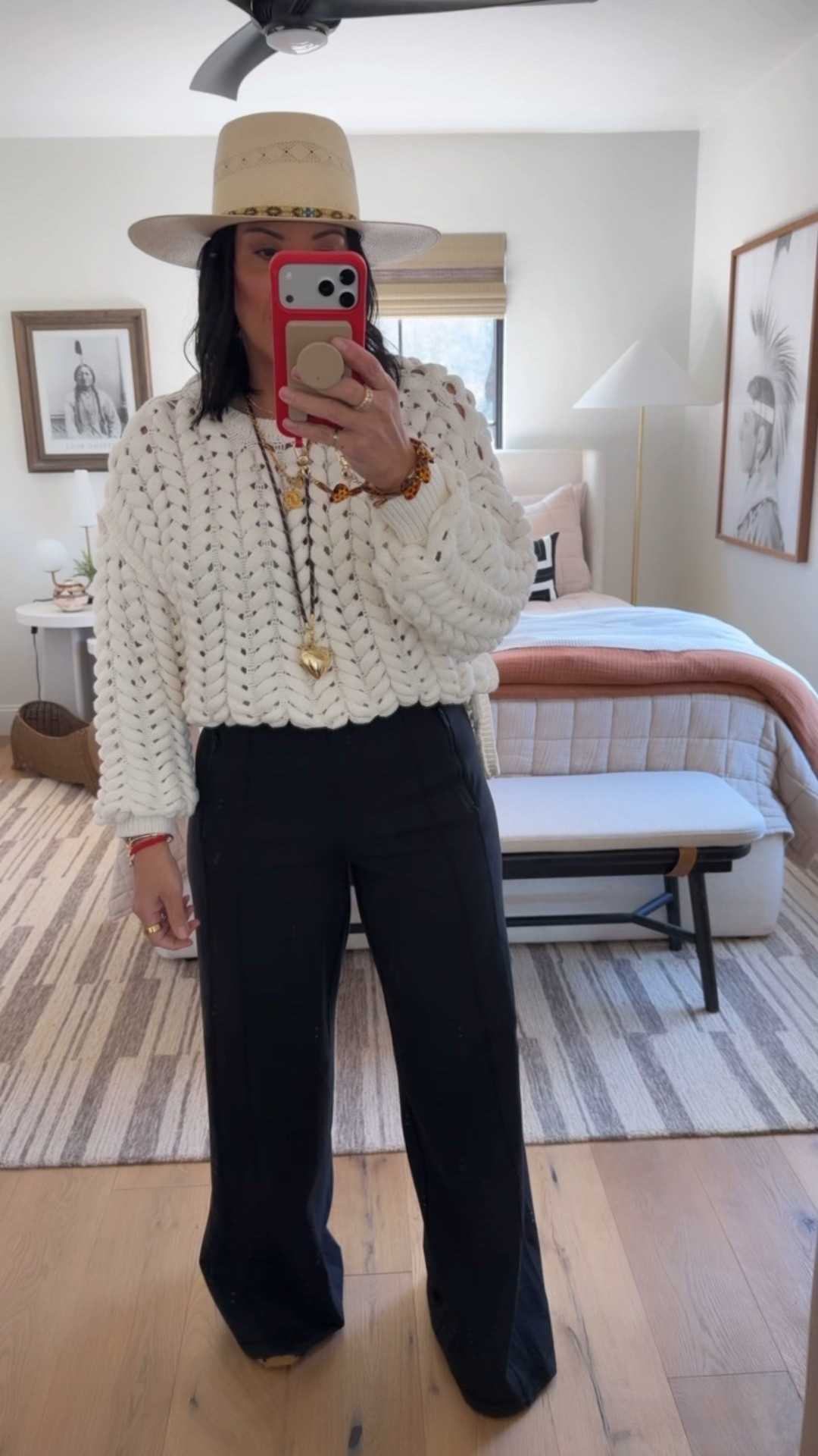 Top size medium, pants size medium (I’m an 8/10). 

#LTKOver40 #LTKTravel