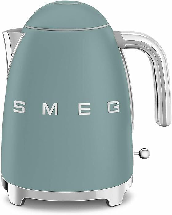 SMEG KLF03 7 Cup Electric Water Kettle, Retro-Style, Soft-Opening Lid, Auto Shut-Off, 360° Swive... | Amazon (US)