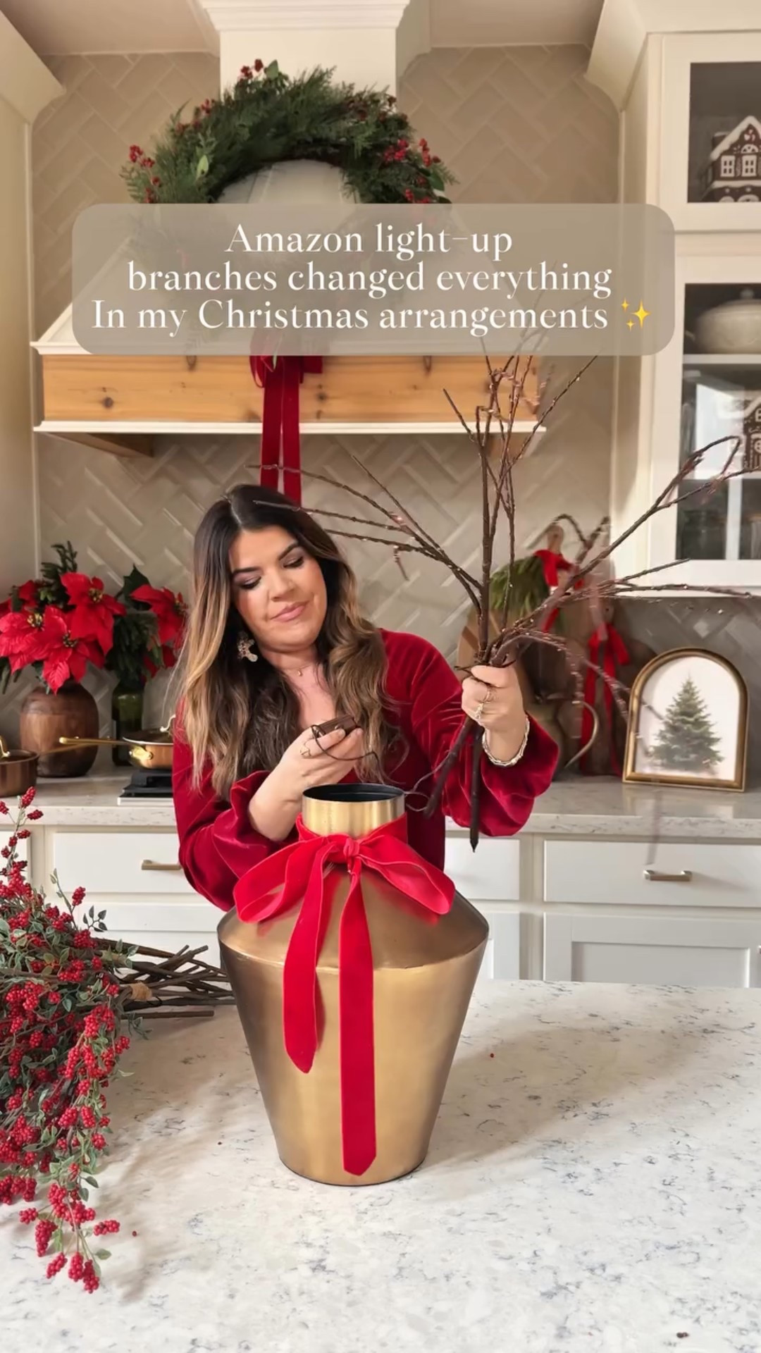 Comment GLOW for links ✨
This Christmas arrangement looks high-end, but most of it was affordable 🤍
The secret? Amazon light-up branches — they add instant magic and glow, especially at night ✨

#christmasdecor #holidaydecor #amazonfinds #christmasinspo #holidayhome #amazonhome #neutralchristmas #festivehome #homedecorideas #cozychristmas