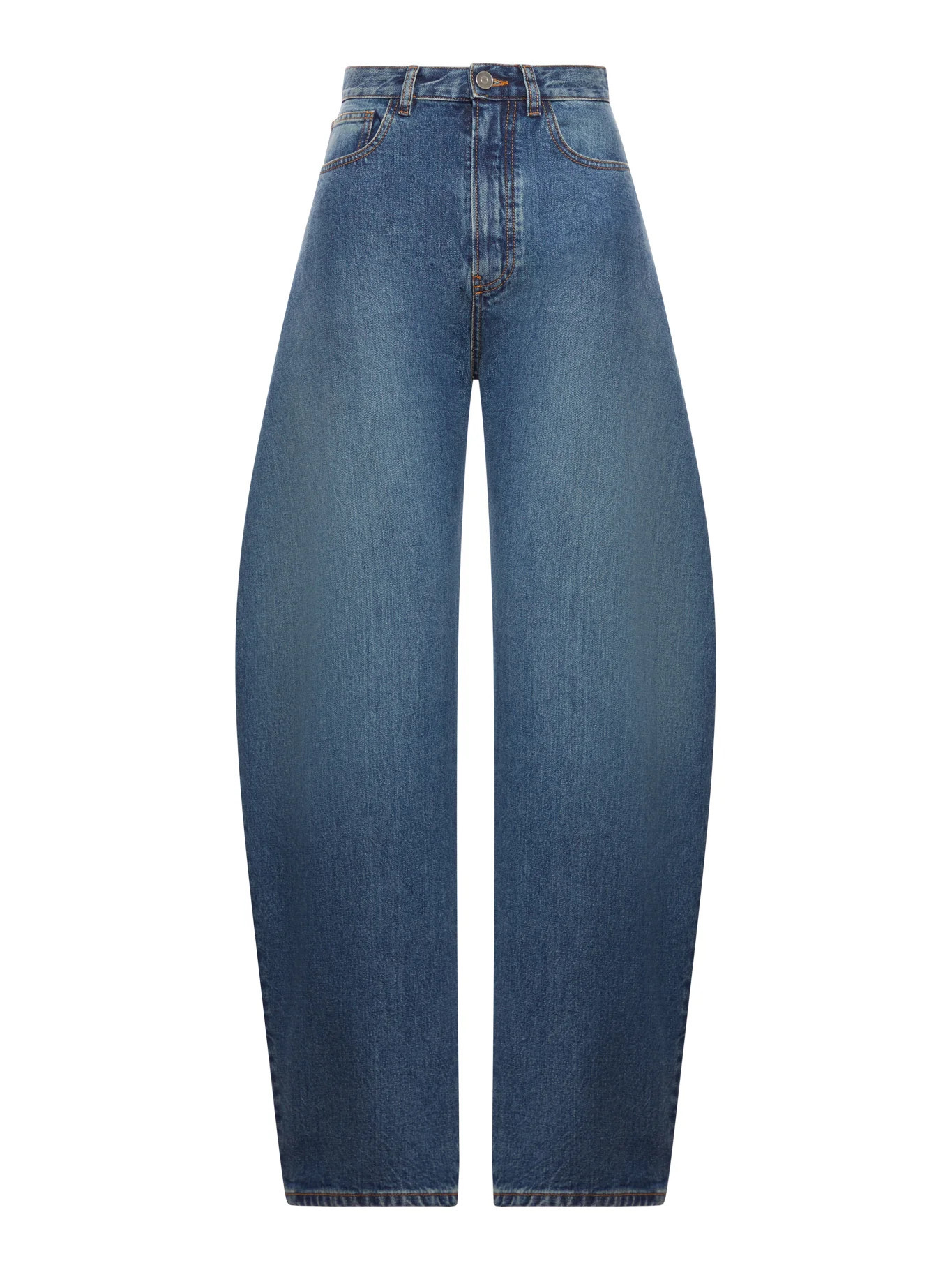 ROUND JEANS IN DE`LAVE` DENIM - Alaia - Woman | Suitnegozi INT