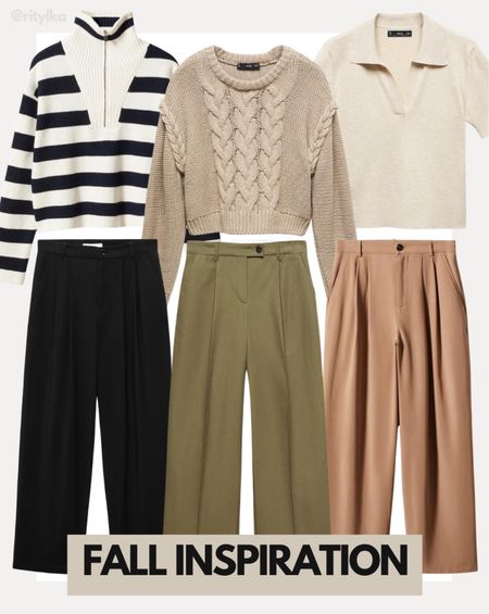Fall 2023 inspiration 

Mango sweaters and pants for everyday 

#falloutfits2023 #fallfashion2023 #workwearstyle #workwearing #mangooutfit

#LTKunder50 #LTKworkwear #LTKSeasonal