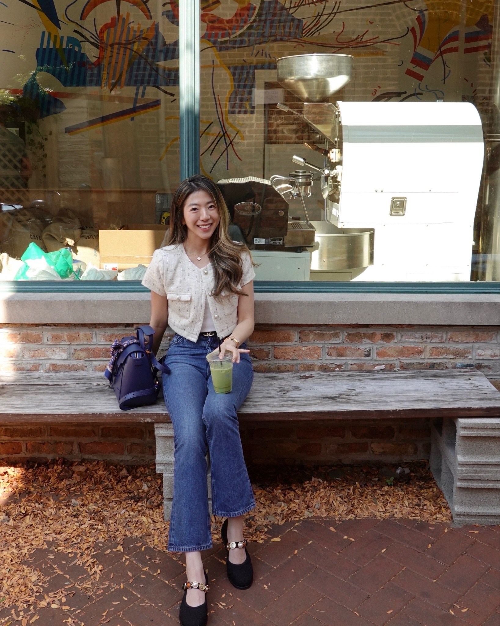 This cropped top/jacket is a staple!