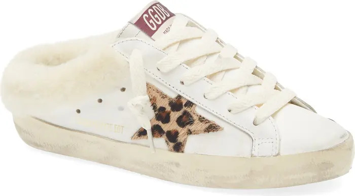 Super-Star Sabot Geniune Shearling Mule Sneaker (Women) | Nordstrom