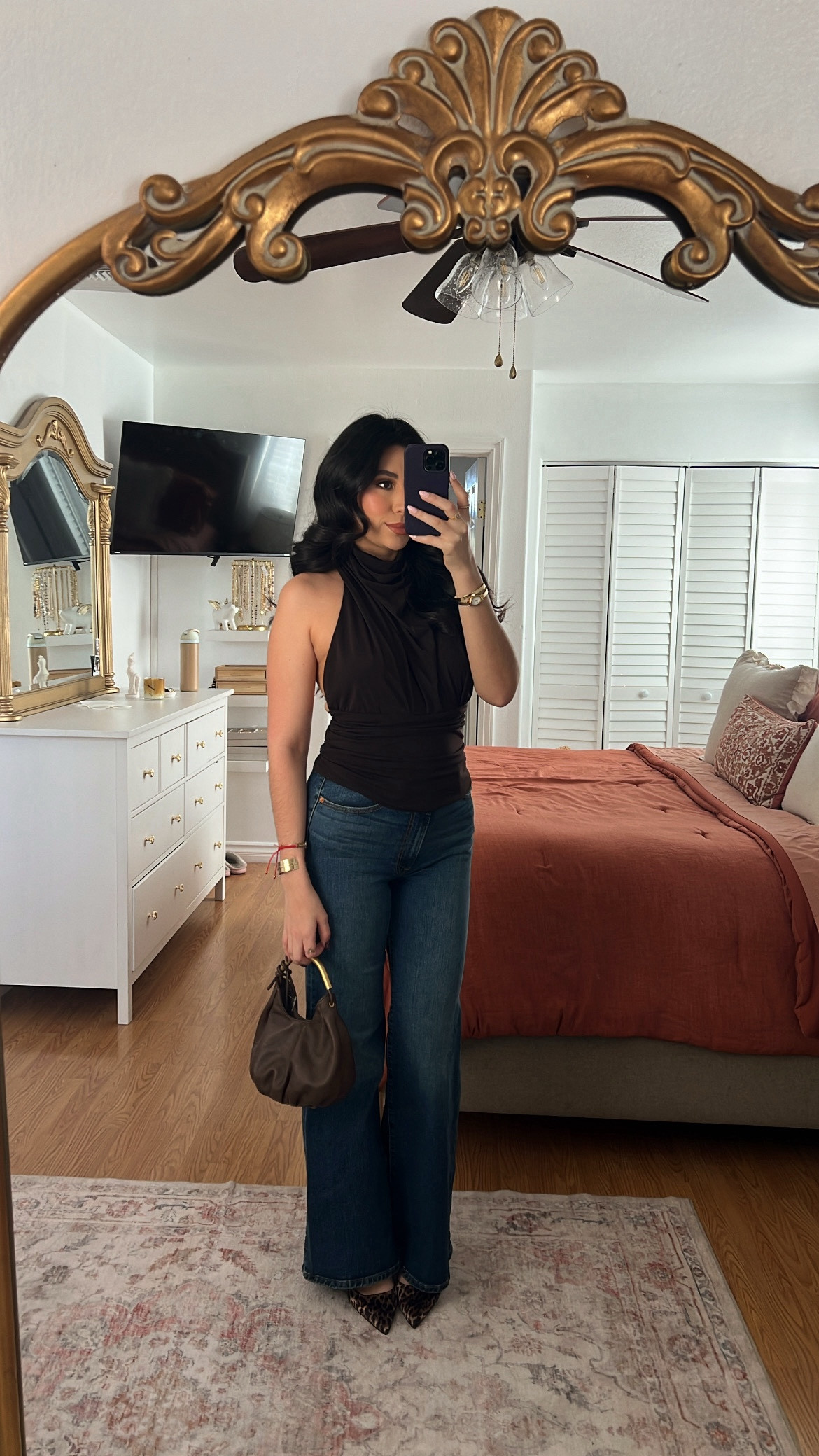 Top is Zara, jeans Levi’s, pumps are Target, & bag is TJ Maxx but linked what I could 🫶🏻

#LTKootd #LTKSeasonal #LTKgrwm