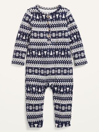 Unisex Printed Thermal One-Piece for Baby | Old Navy (US)
