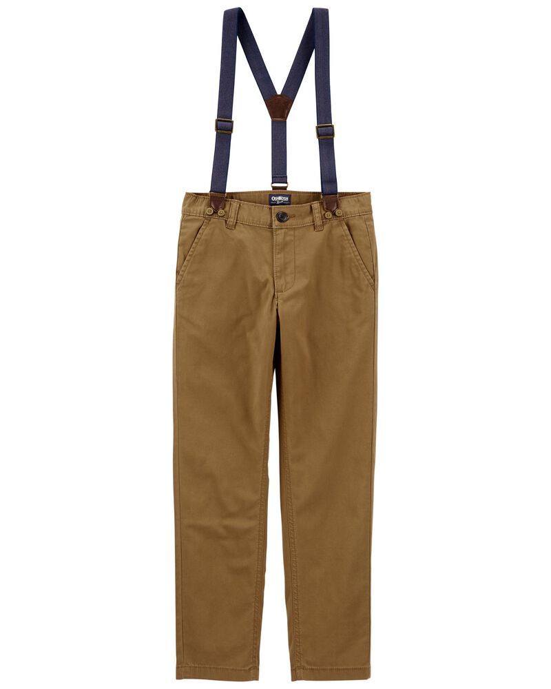 Stretch Twill Suspender Pants | Carter's