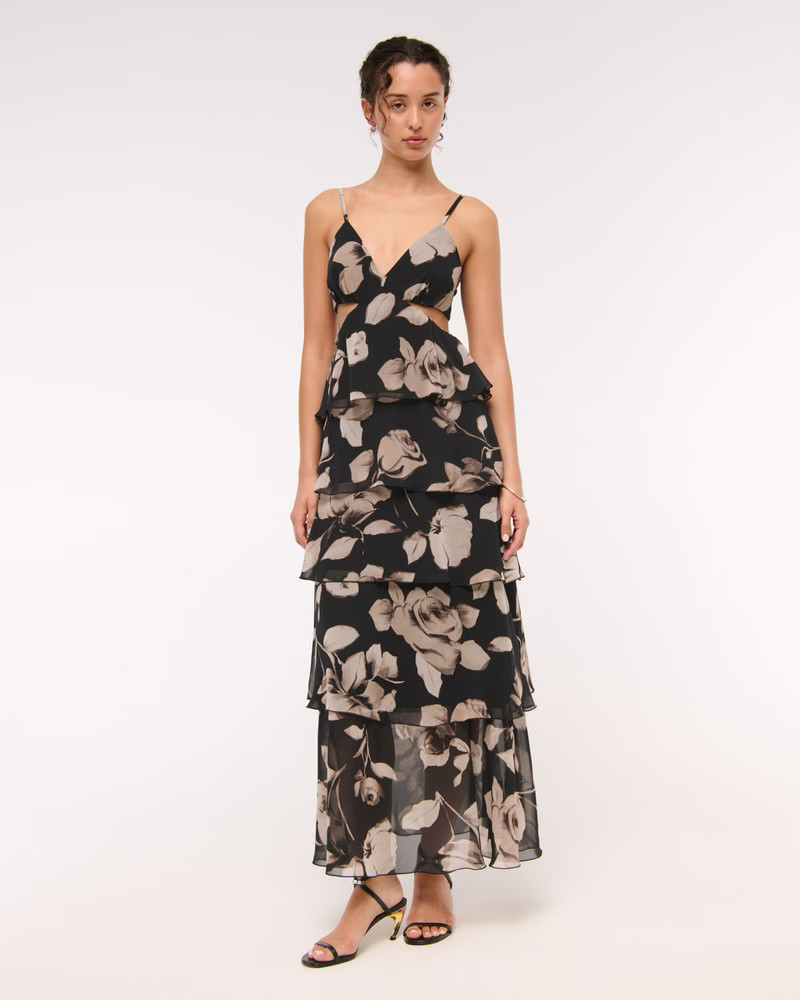3-in-1 Convertible Tiered Maxi Dress | Abercrombie & Fitch (US)