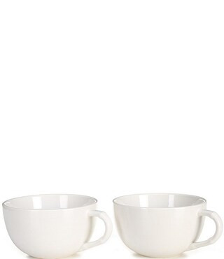 Southern Living Festive Fall Bamboo White Latte Mug, Set of 2 | Dillard's | Dillard's