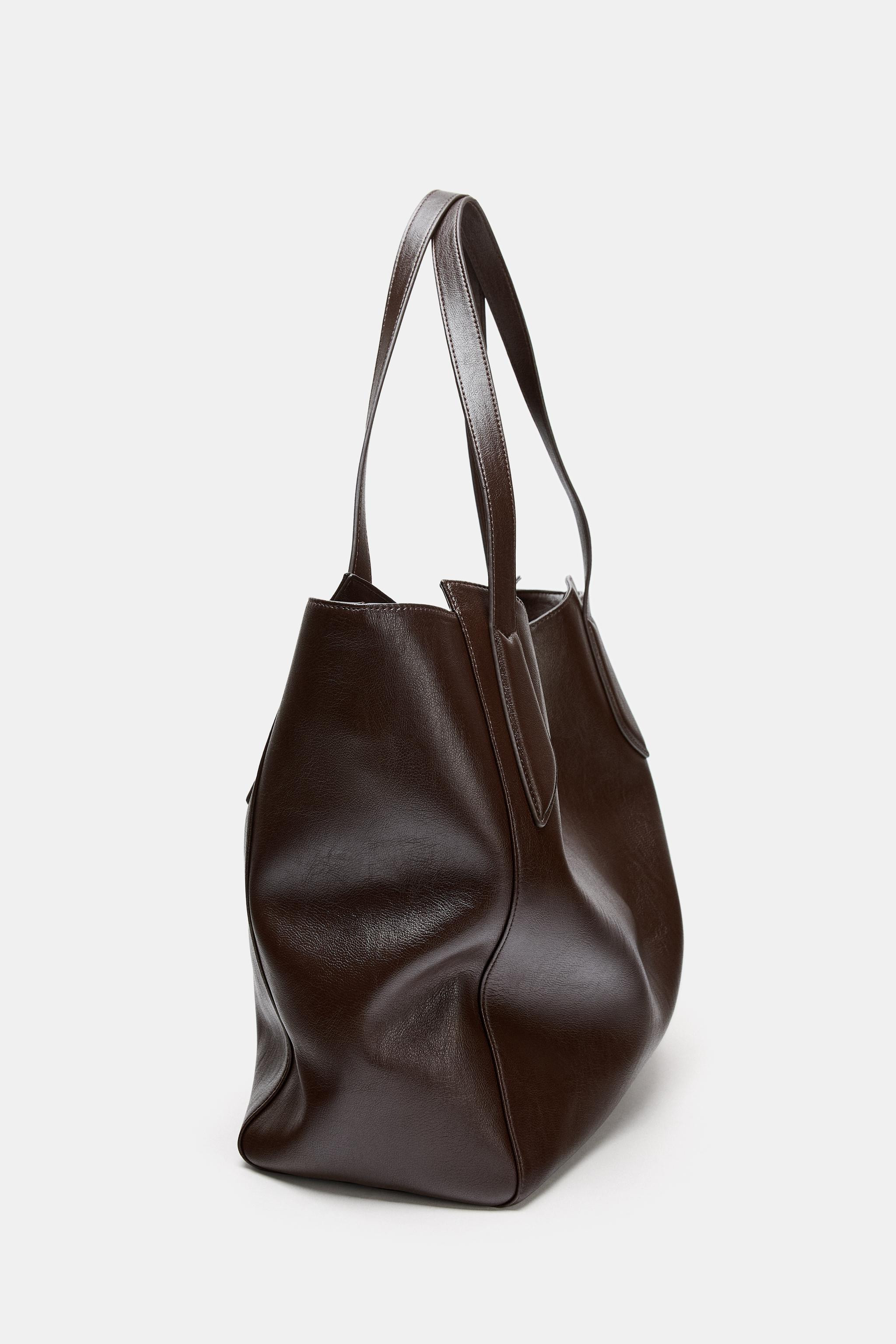 MAXI SHOPPER BAG WITH STRAP DETAIL | Zara US