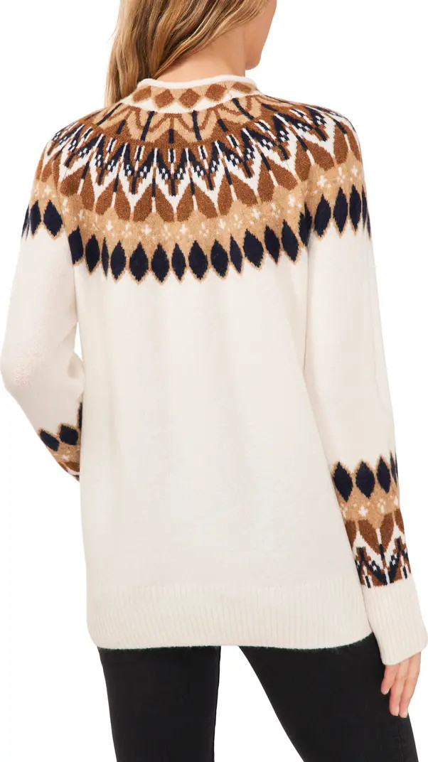 Fair Isle Funnel Neck Sweater | Nordstrom