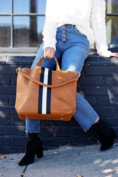 Social Threads x The Motherchic Striped Totes | Social Threads