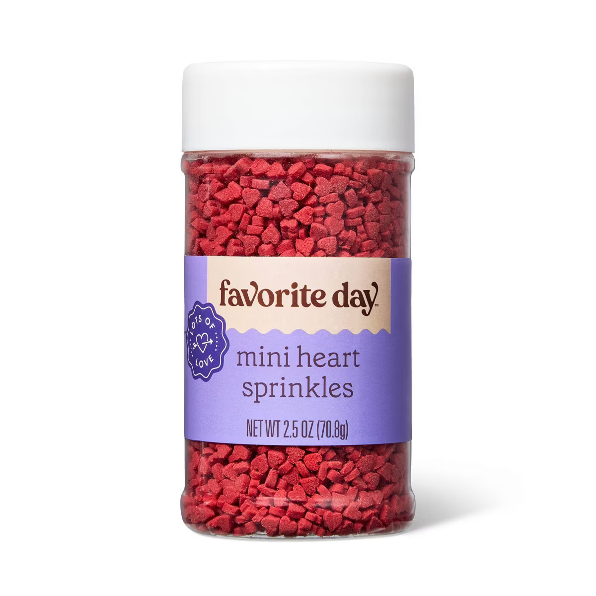 Valentine's Sprinkles Mini Hearts - 2.5oz - Favorite Day™ | Target