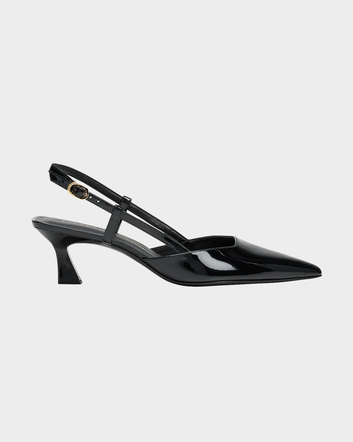 Vinnie Patent Kitten Slingback Pumps | Neiman Marcus