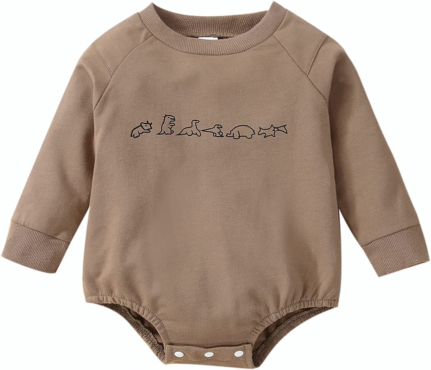 Baby Girl Boy Crewneck Sweatshirts Oversized Knit Sweater Shirts Long Sleeve Romper Pullover Top Cut | Amazon (US)