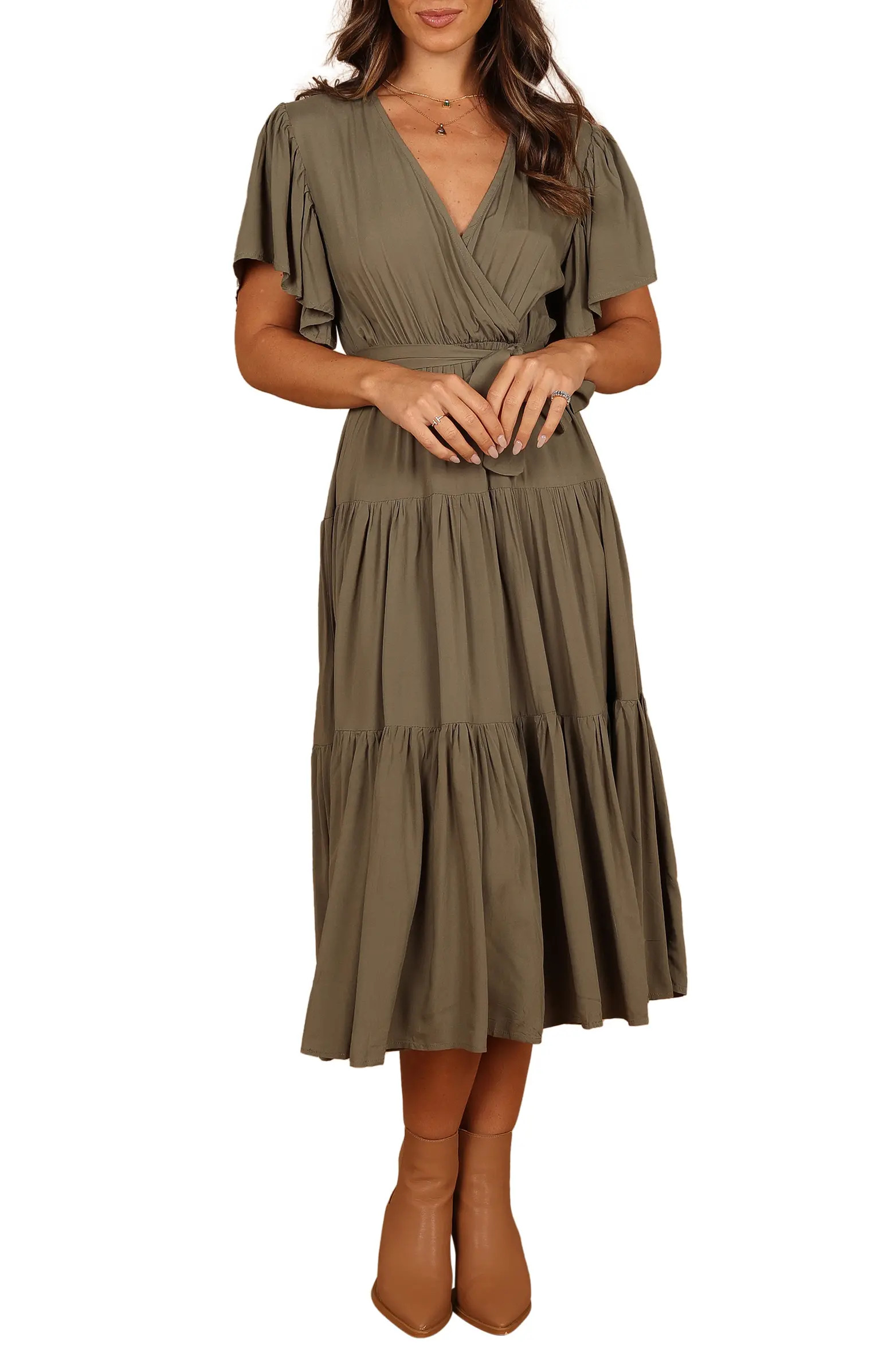 Barker Tiered Faux Wrap Dress | Nordstrom