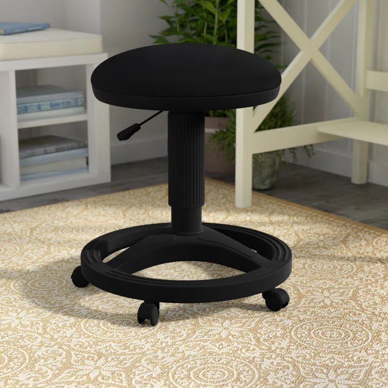 Gutierres Height Adjustable Stool with Footring | Wayfair North America