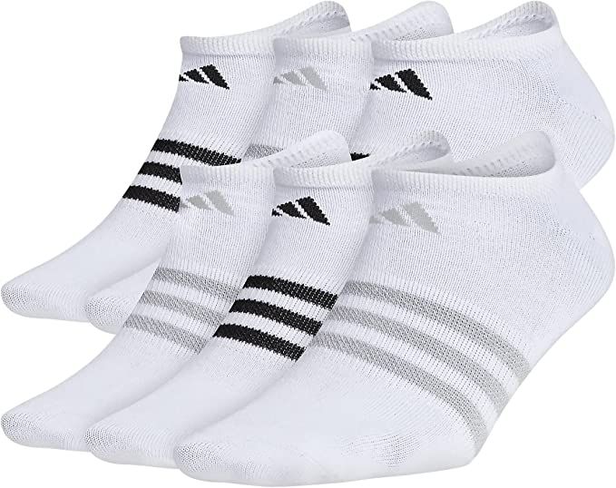 adidas womens Superlite No Show Socks (6-pair) | Amazon (US)