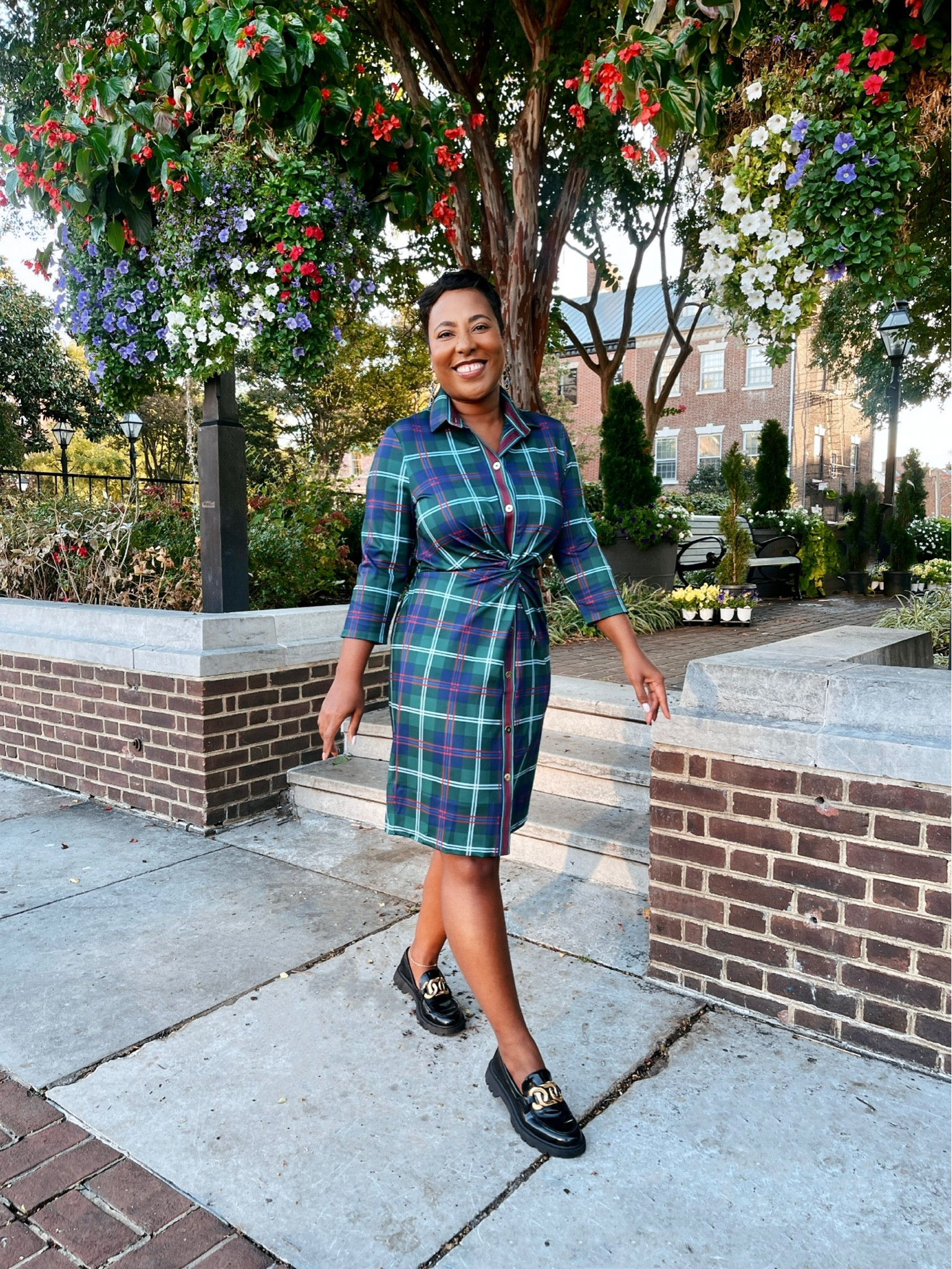 Plaid shirt dress
Black chunky loafers

Holiday family photos
Holiday dress
Christmas dress

#LTKmidsize #LTKHoliday #LTKSeasonal