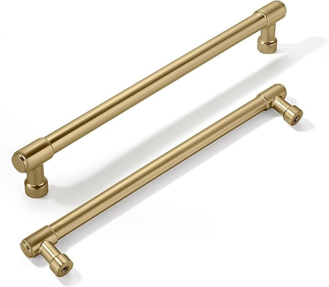 khtumeware 10 Pack 8 Inch(203mm) Champagne Bronze Kitchen Cabinet Handles Warm Brass Cabinet Pull... | Amazon (US)