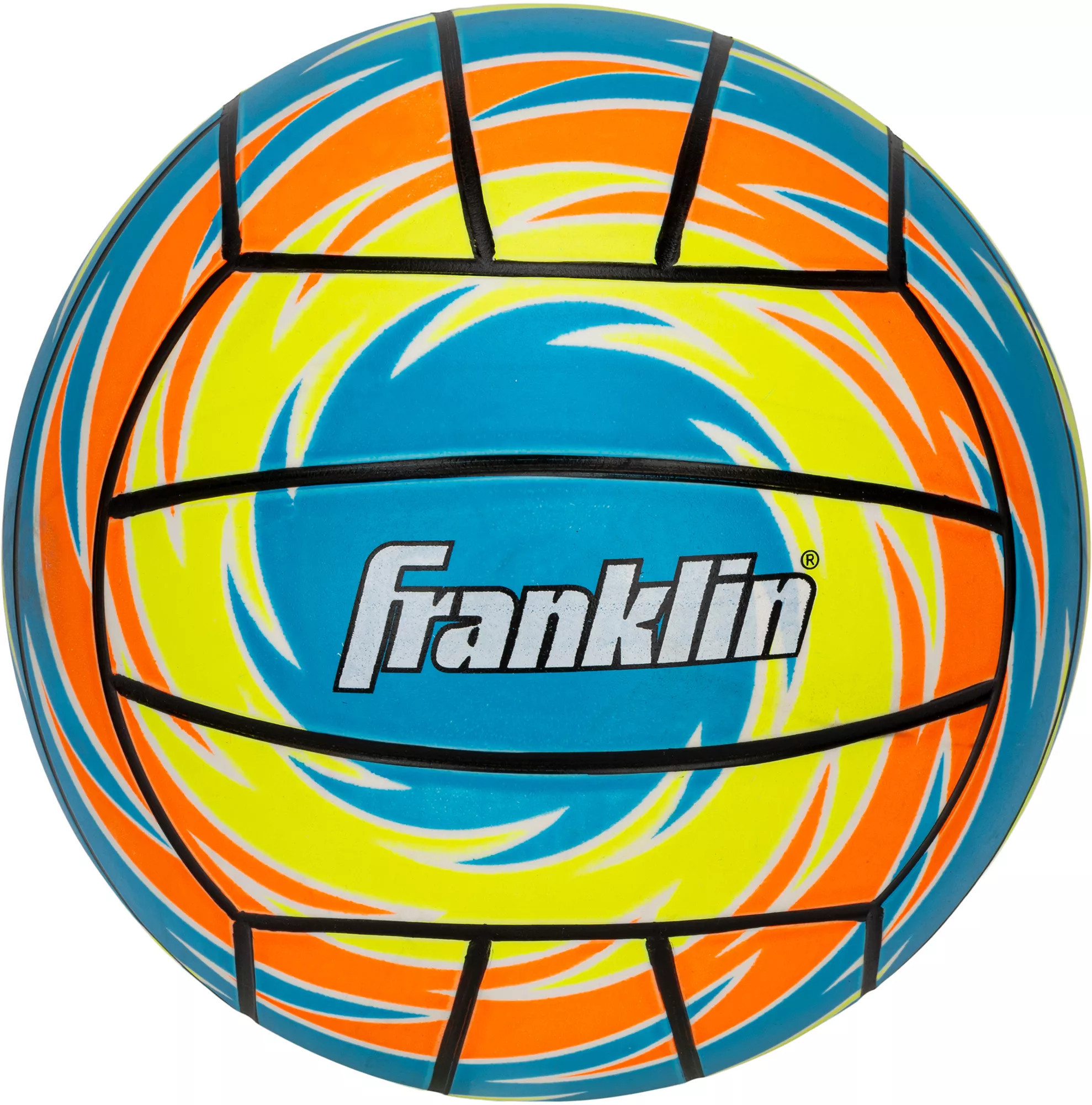 Franklin 8.5" Neon Swirl Playground Ball, Neon Rainbow Swirl | DICK'S Sporting Goods