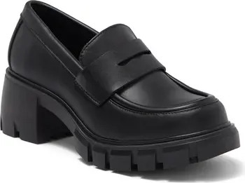 Steve Madden Handy Platform Faux Leather Loafer | Nordstromrack | Nordstrom Rack