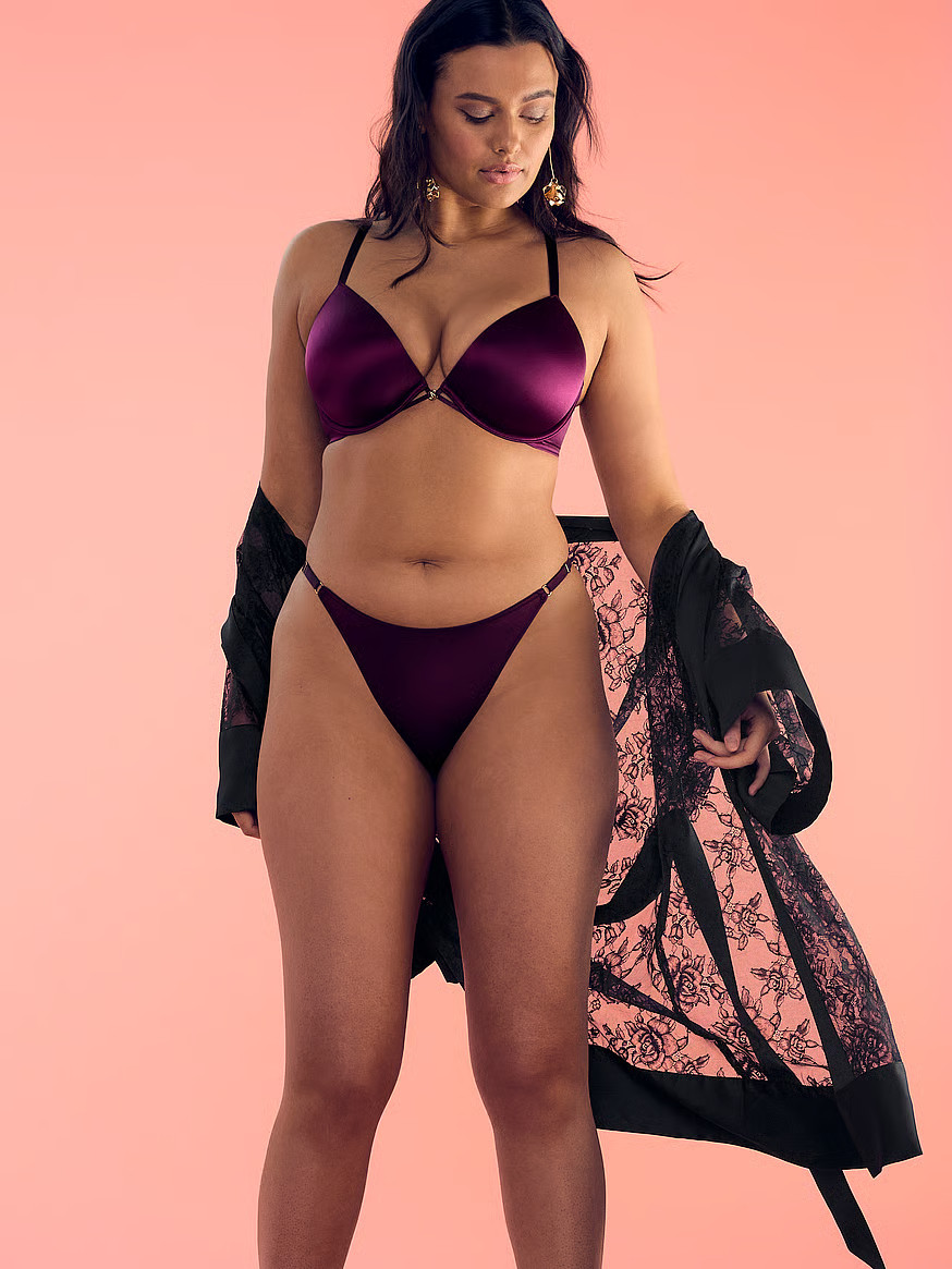 Buy Lightly Lined Plunge Demi Bra, Kir - Order Bras online - Victoria's Secret US | Victoria's Secret (US / CA )