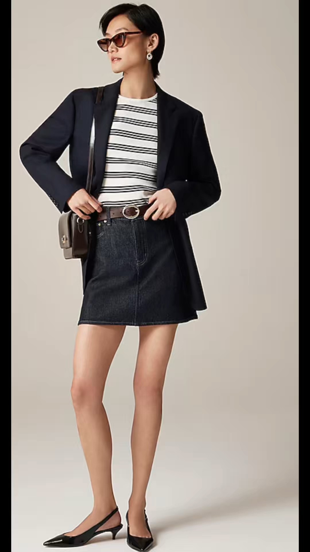 Sale: Fine rib short-sleeve T-shirt in stripe. 
EXTRA 50% off! 
#LTKWatchNow 

#LTKSaleAlert #LTKStyleTip #LTKFindsUnder50